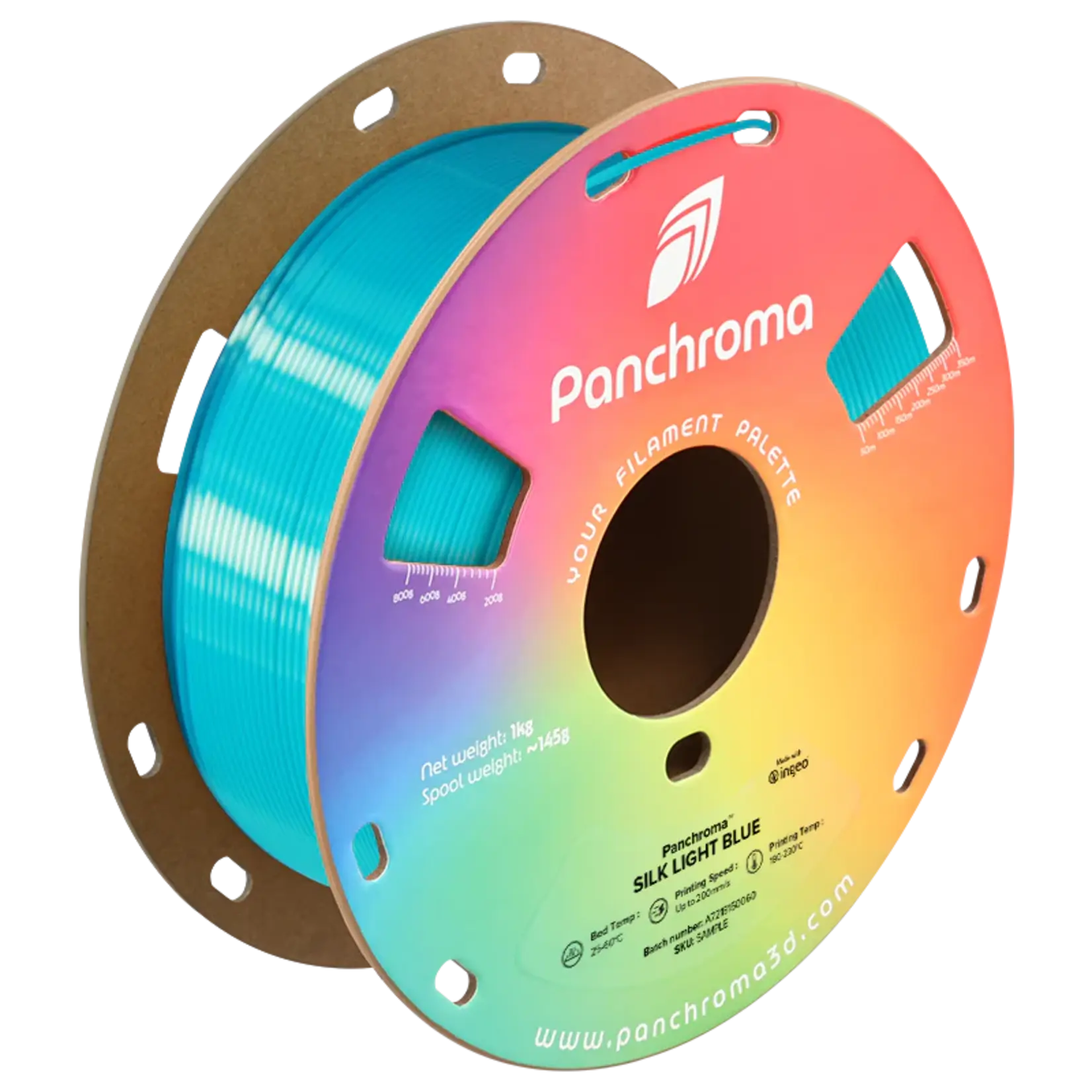Polymaker Panchroma PLA Silk Lichtblauw 1,75 mm