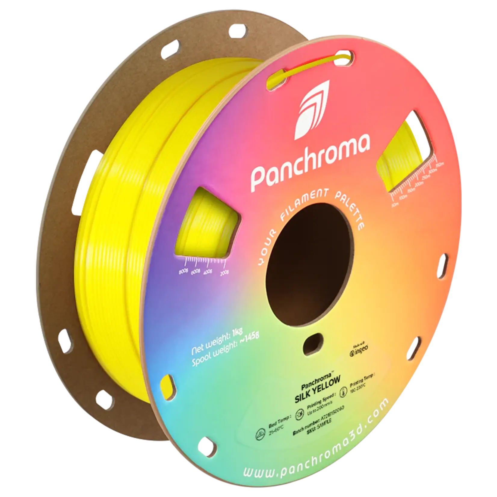 Polymaker Panchroma PLA Silk Yellow 1.75 mm