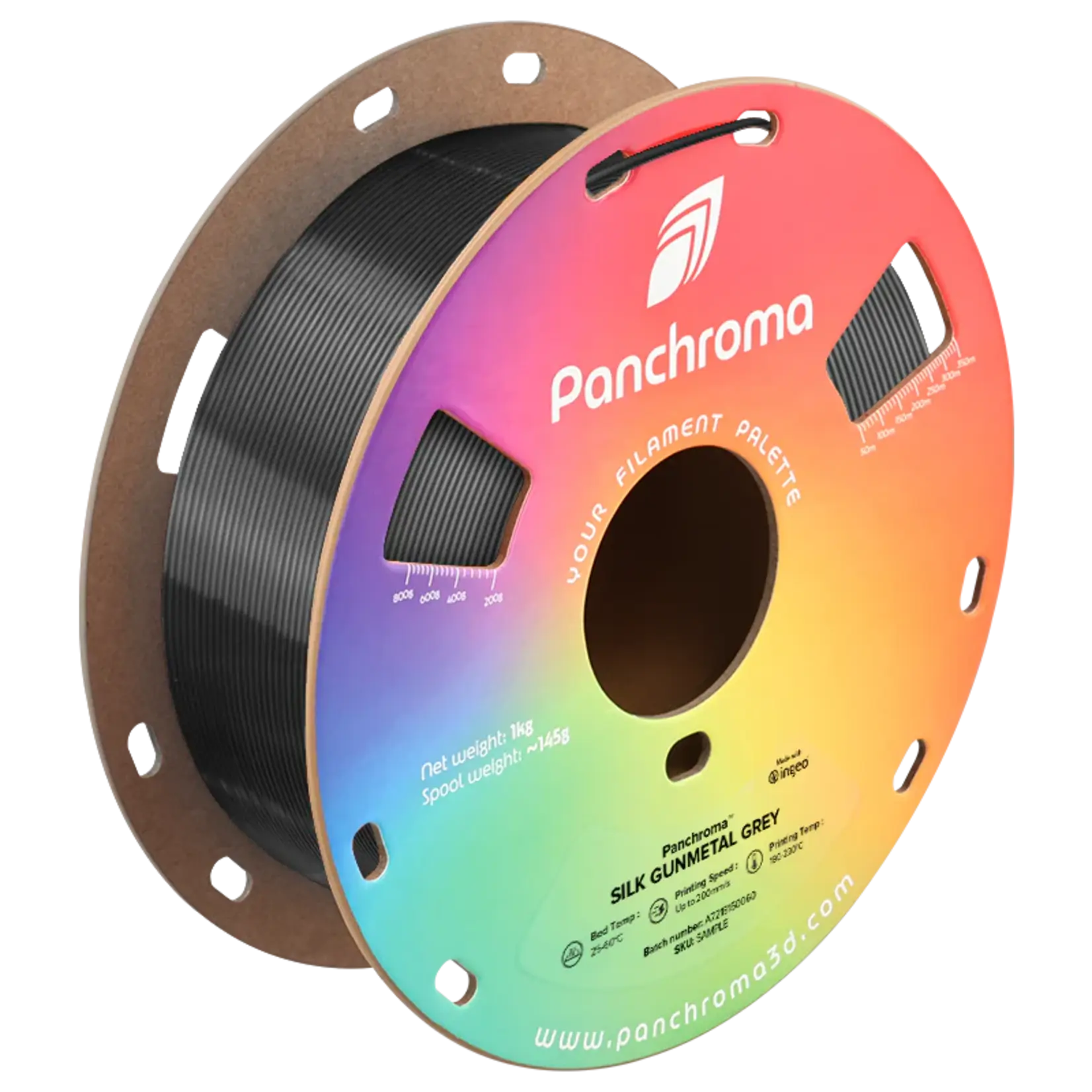 Polymaker Panchroma Silk PLA - Silk Gunmetal Grey