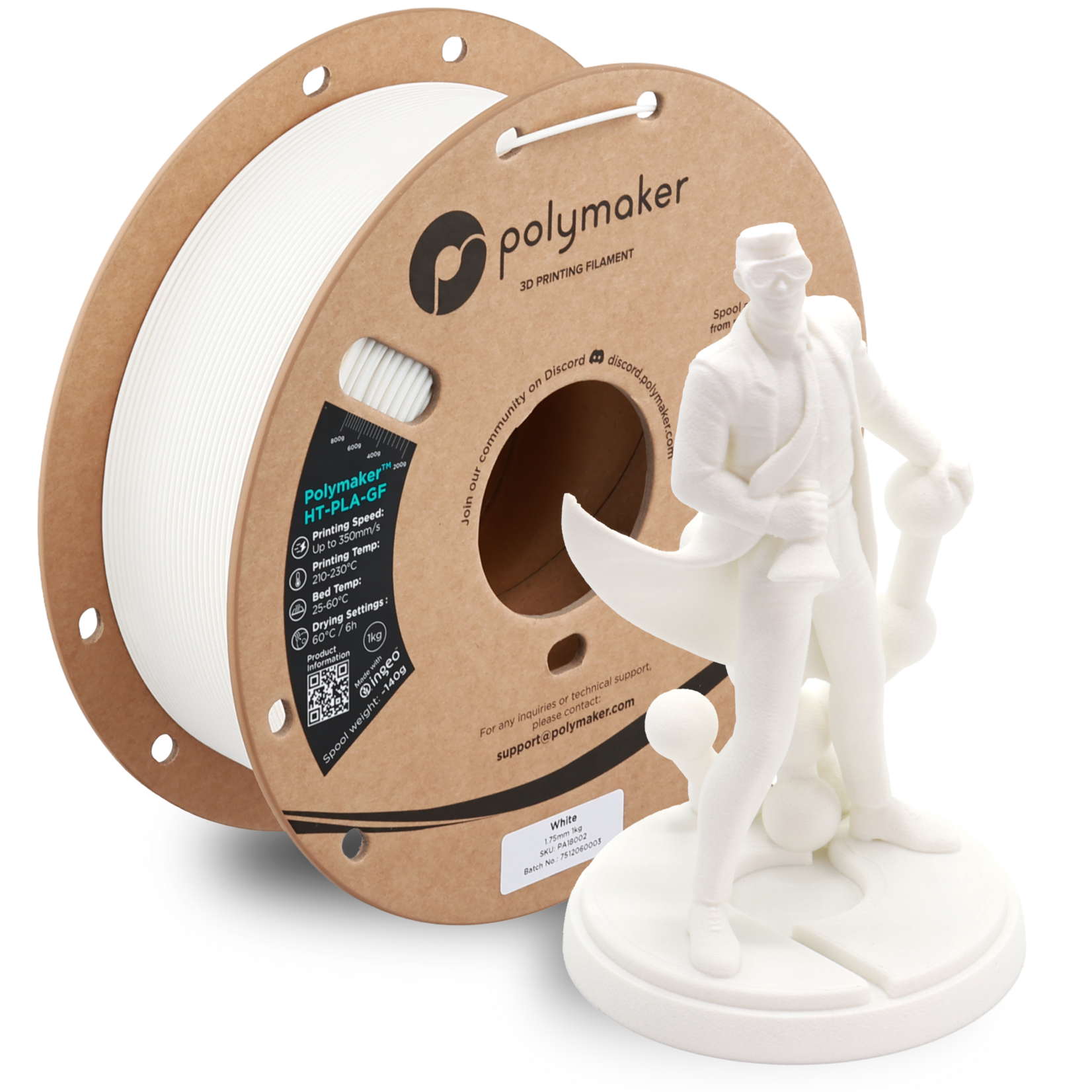 Polymaker HT-PLA-GF White 1.75 mm