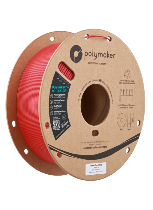 Polymaker HT-PLA-GF Power Tool Red 1.75 mm