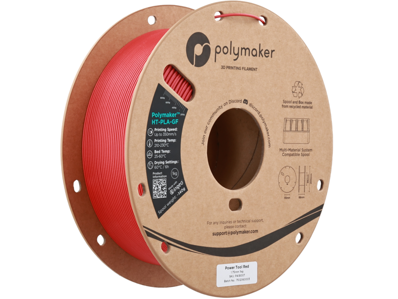Polymaker HT-PLA-GF Power Tool Red 1.75 mm