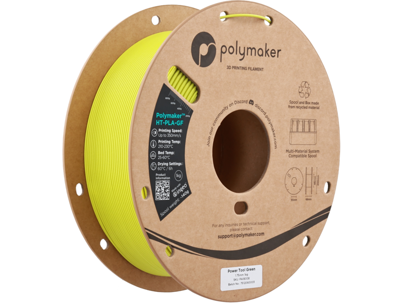 Polymaker HT-PLA-GF Power Tool Green 1.75 mm