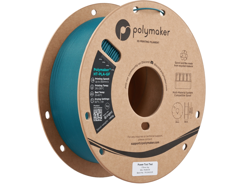 Polymaker HT-PLA-GF Power Tool Teal 1.75 mm