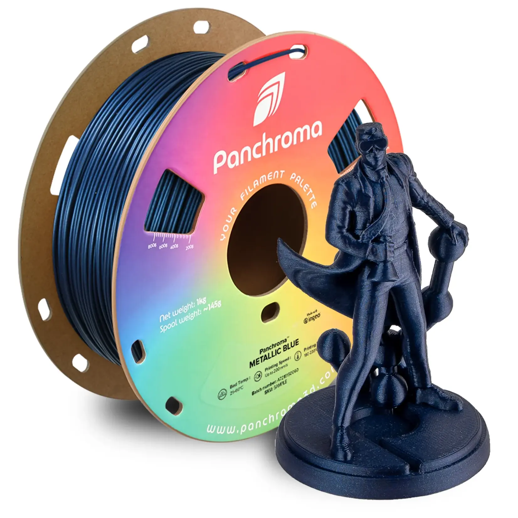 Polymaker Panchroma Metallic PLA - Metallic Blauw
