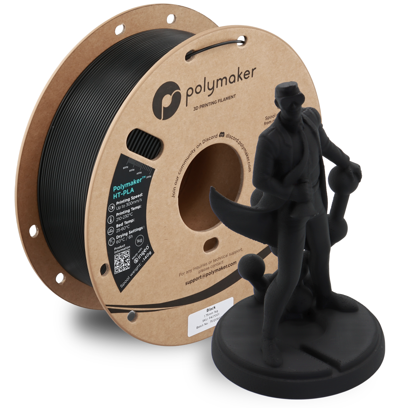 Polymaker HT-PLA Black 1.75 mm