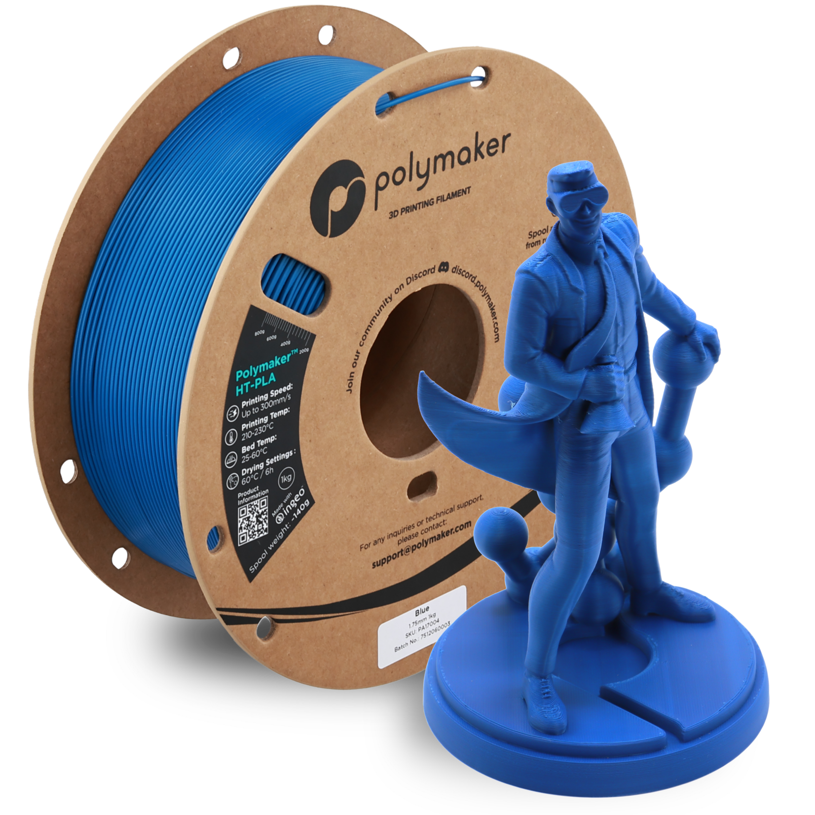 Polymaker HT-PLA Blue 1.75 mm