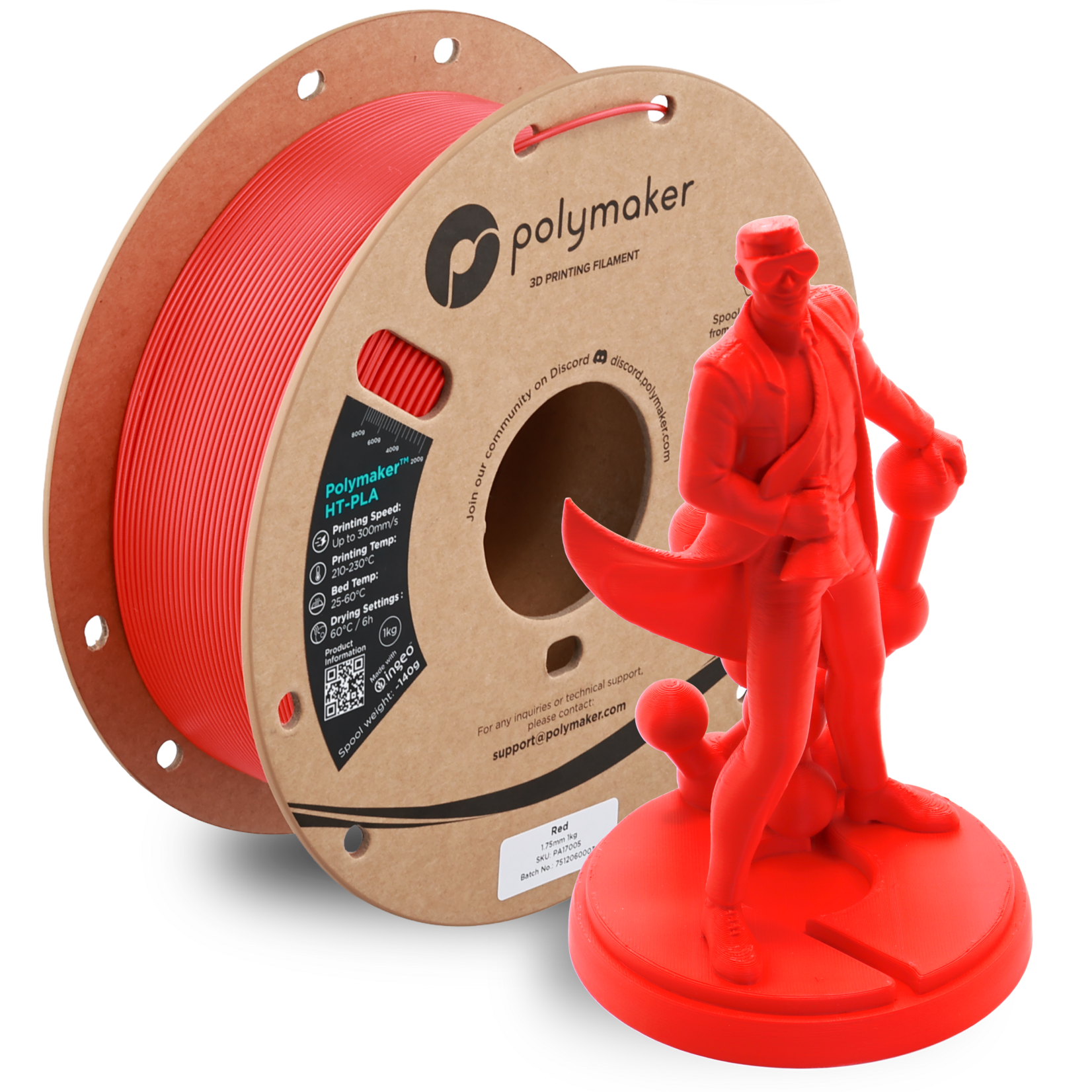 Polymaker HT-PLA Red 1.75 mm