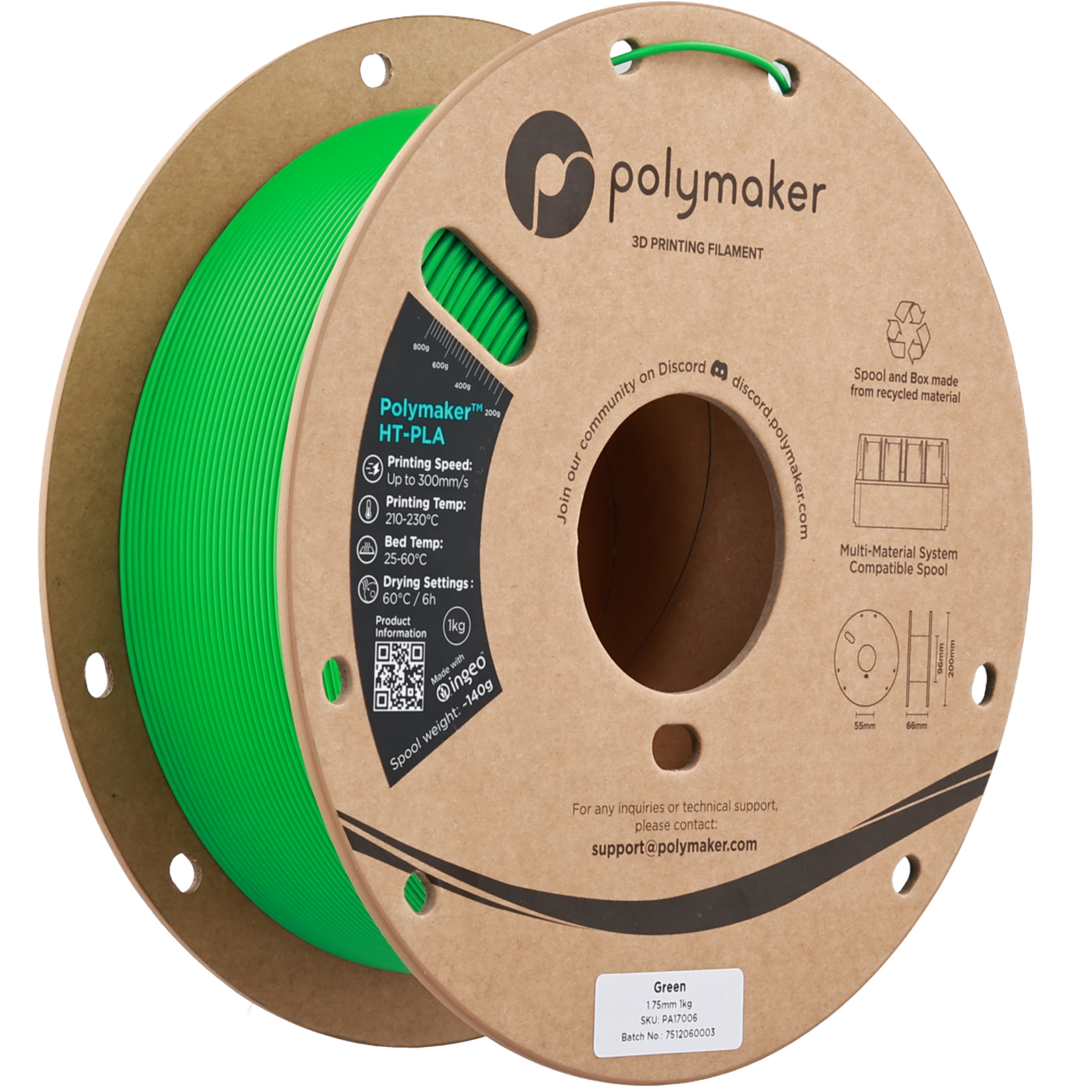 Polymaker HT-PLA Green 1.75 mm