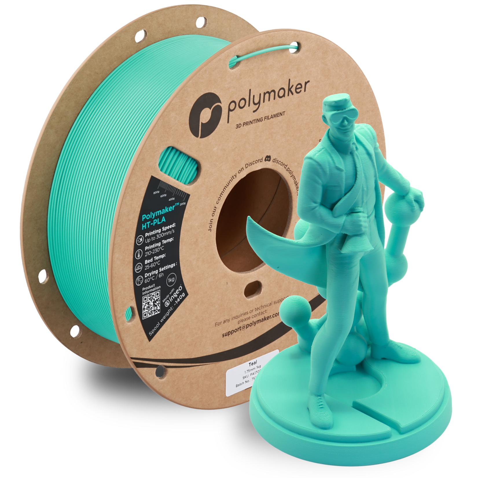Polymaker HT-PLA Teal 1.75 mm