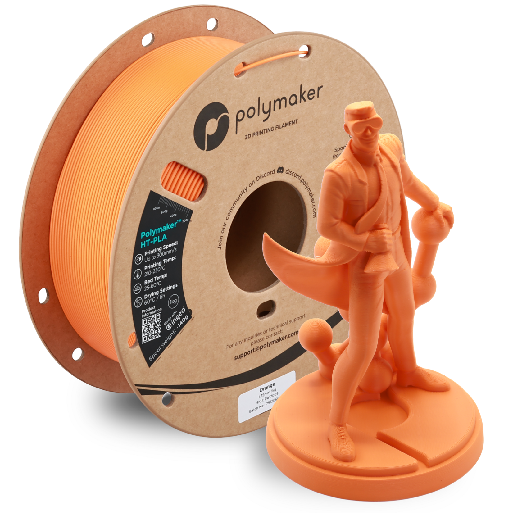 Polymaker HT-PLA Oranje 1,75 mm