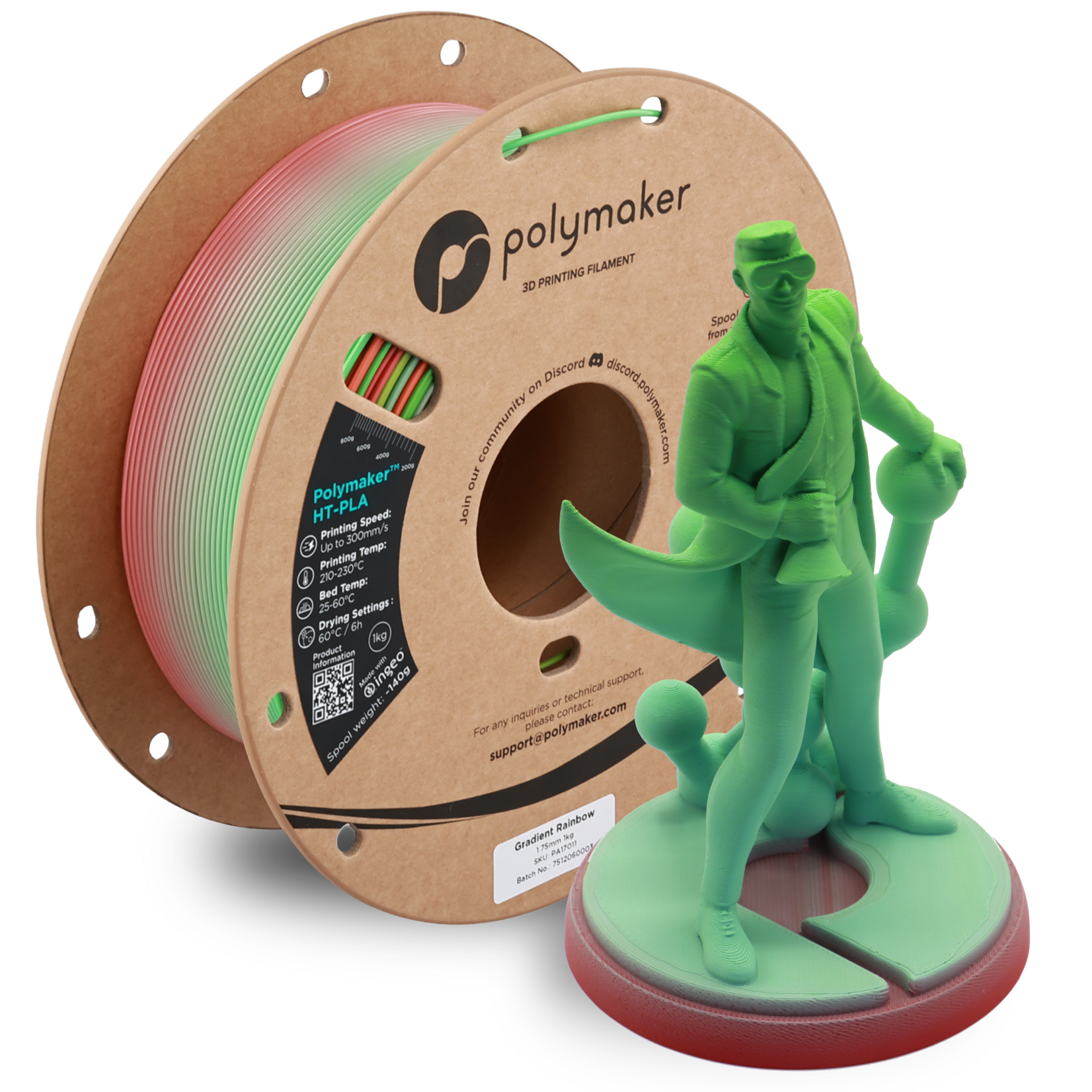 Polymaker HT-PLA Gradient Rainbow 1,75 mm