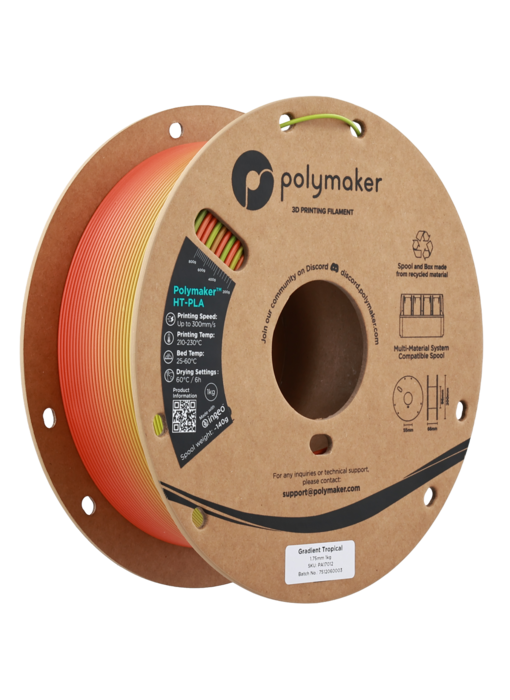 Polymaker HT-PLA Gradient Tropical 1.75 mm