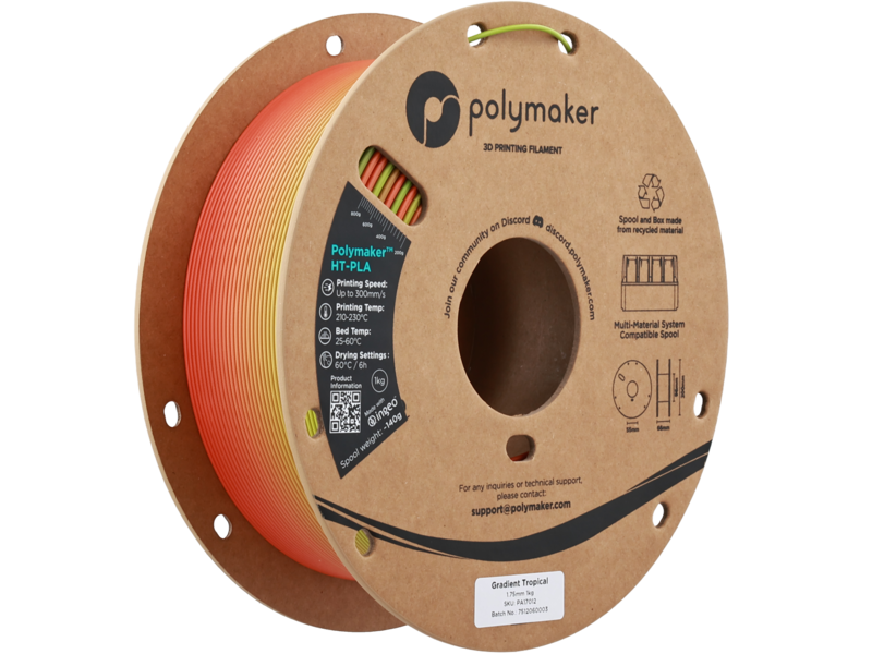 Polymaker HT-PLA Gradient Tropical 1.75 mm