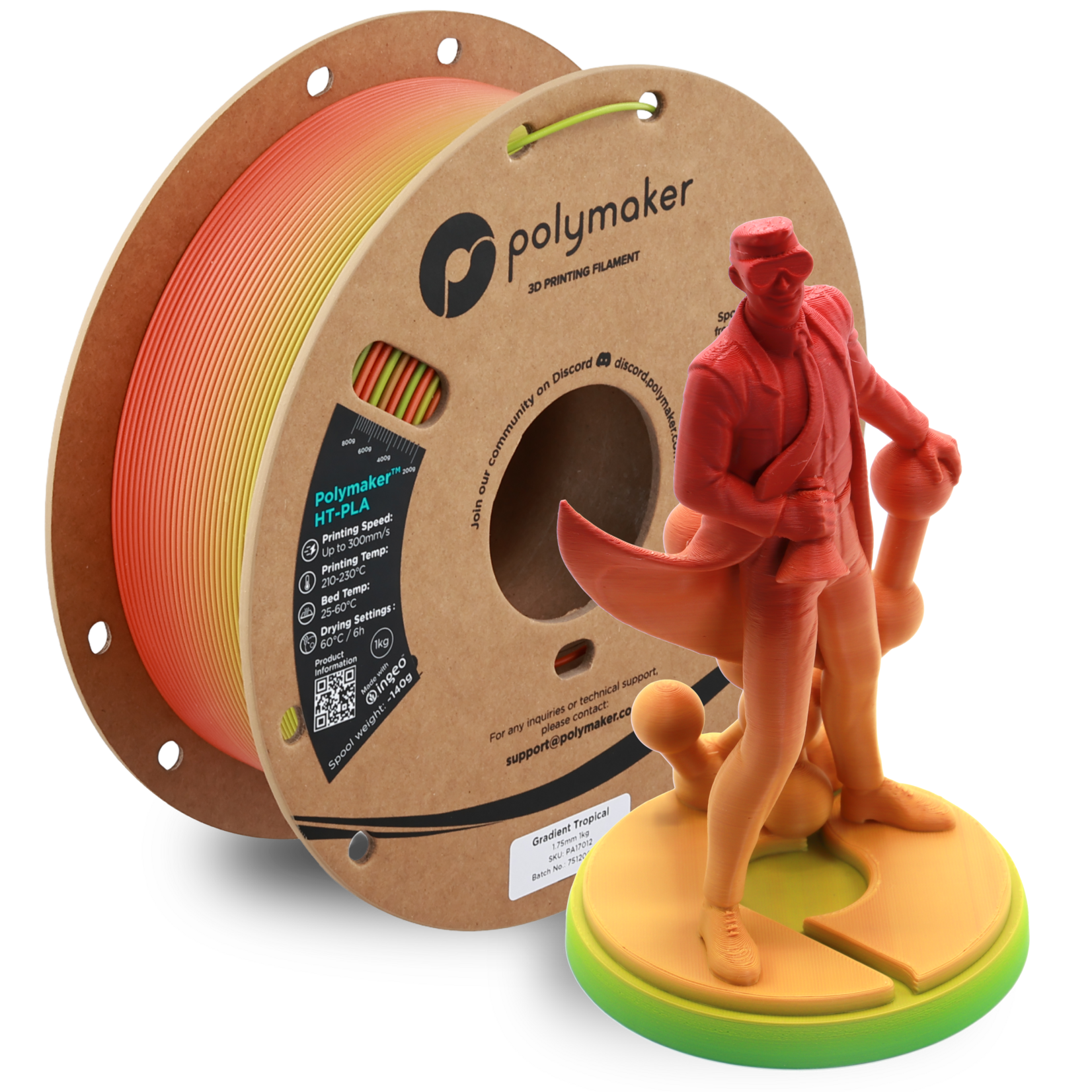 Polymaker HT-PLA Gradient Tropical 1,75 mm