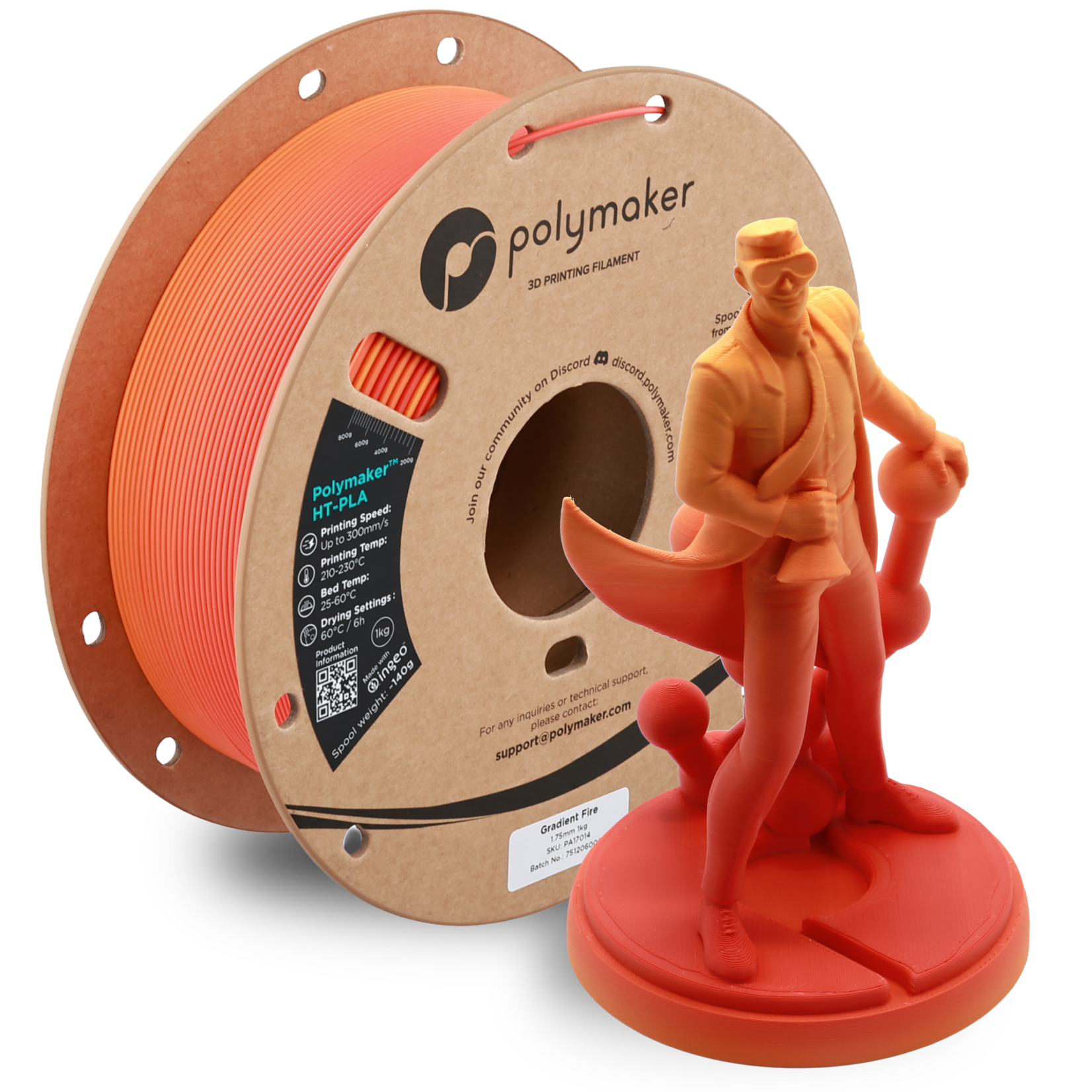 Polymaker HT-PLA Gradient Fire 1.75 mm
