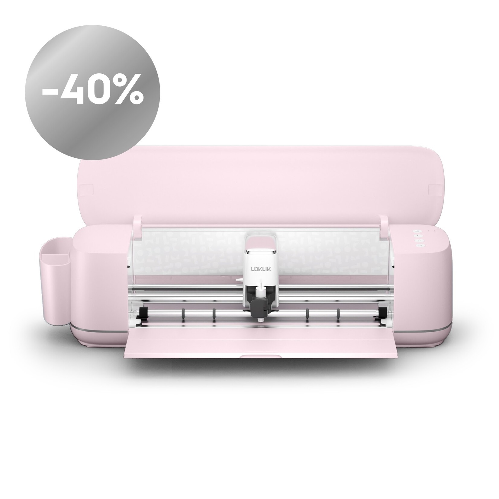 LOKLiK Open Box Silver iCraft Pastel Pink