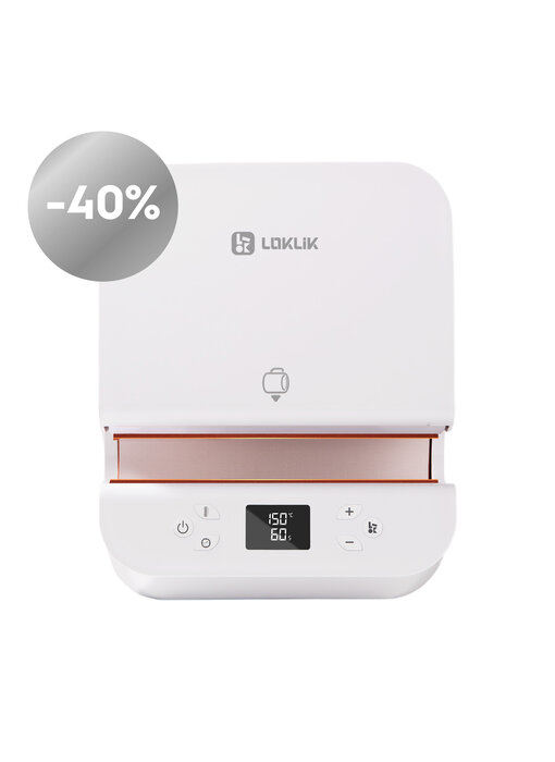 LOKLiK Open Box Silver Auto Tumbler Heat Press