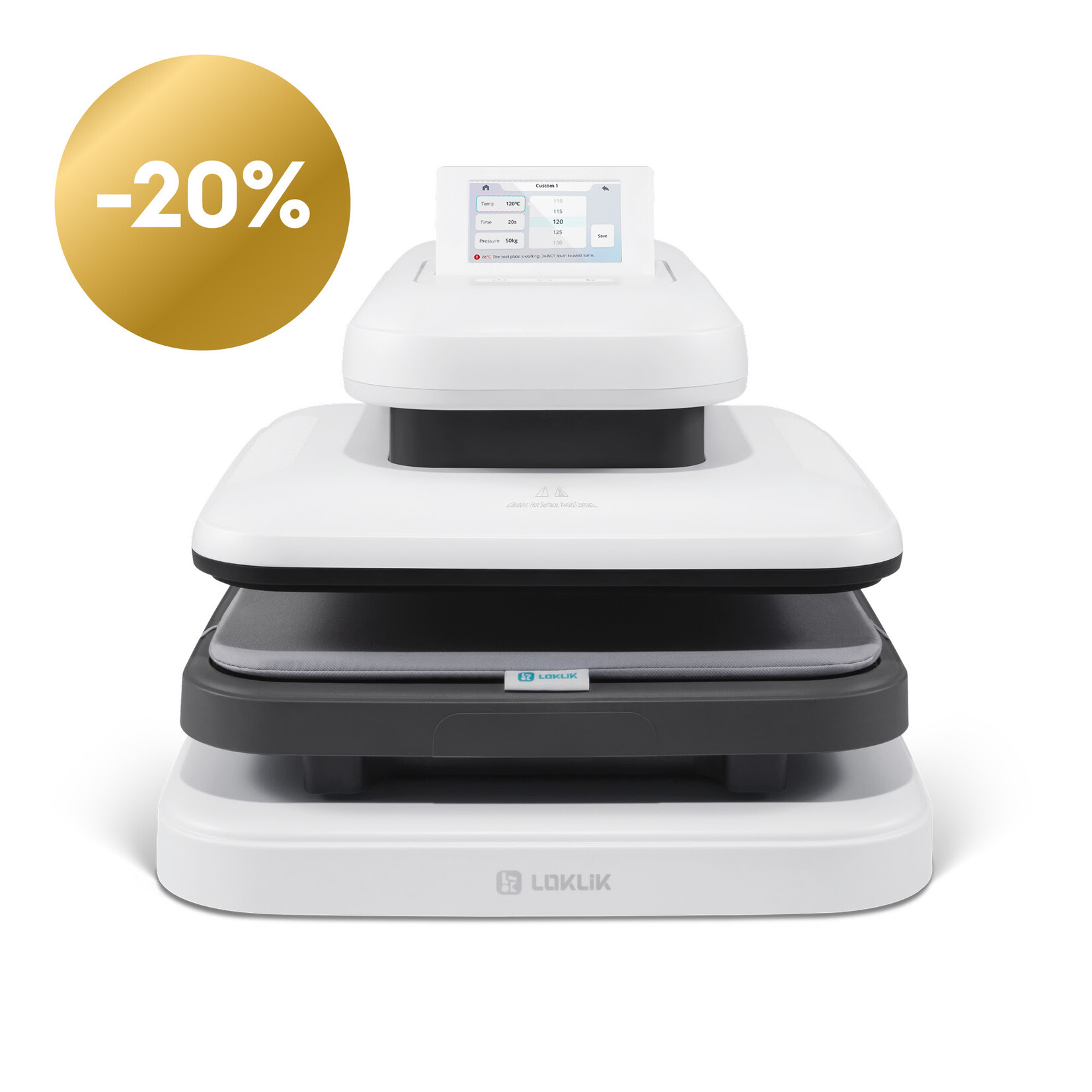 LOKLiK Open Box Gold ImPress Auto 2 - Smart Daisy White