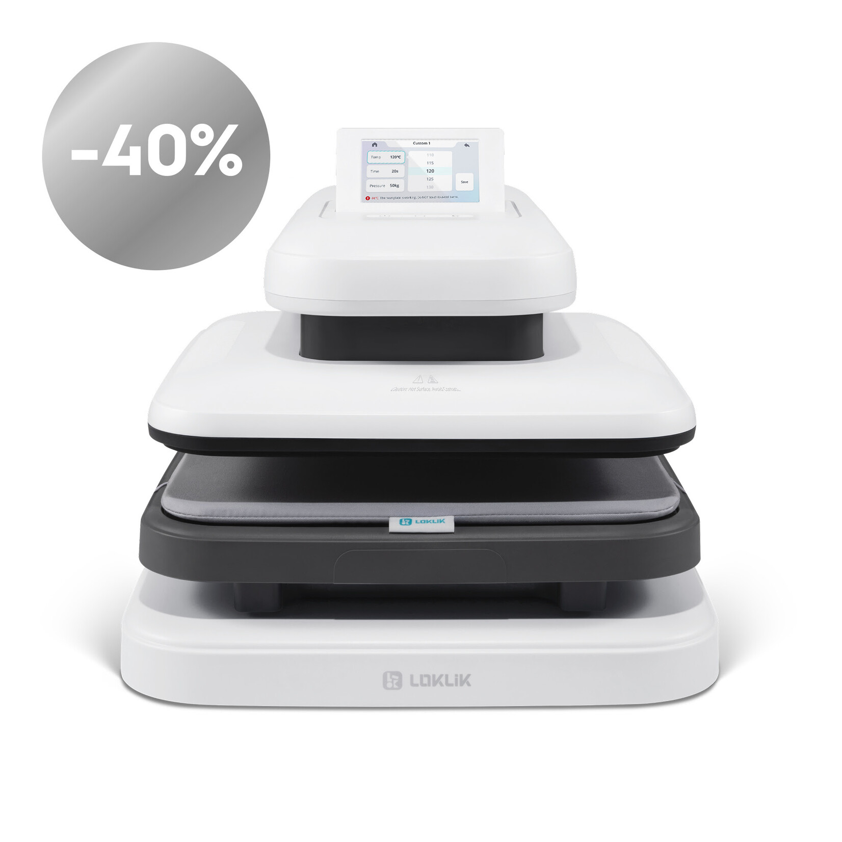 LOKLiK Open Box Silver ImPress Auto 2 - Smart Daisy White