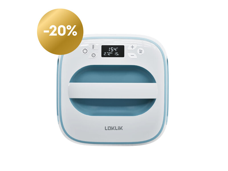 LOKLiK Open Box Gold Easy Heat Press Denim Blue