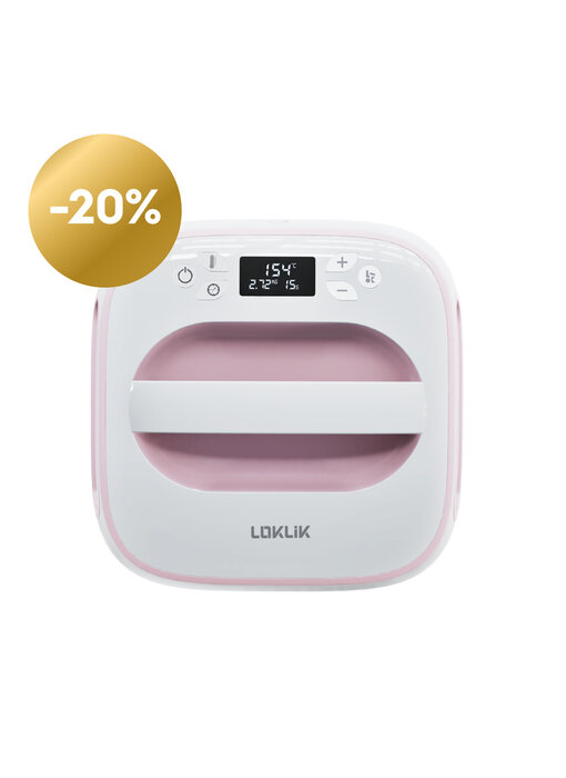 LOKLiK Open Box Gold Easy Heat Press Romance Pink