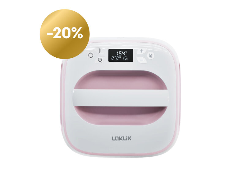 LOKLiK Open Box Gold Easy Heat Press Romance Pink