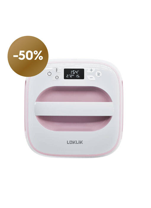 LOKLiK Open Box Bronze Easy Heat Press Romance Pink