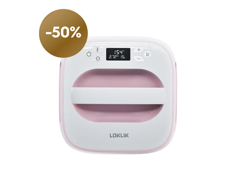 LOKLiK Open Box Bronze Easy Heat Press Romance Pink