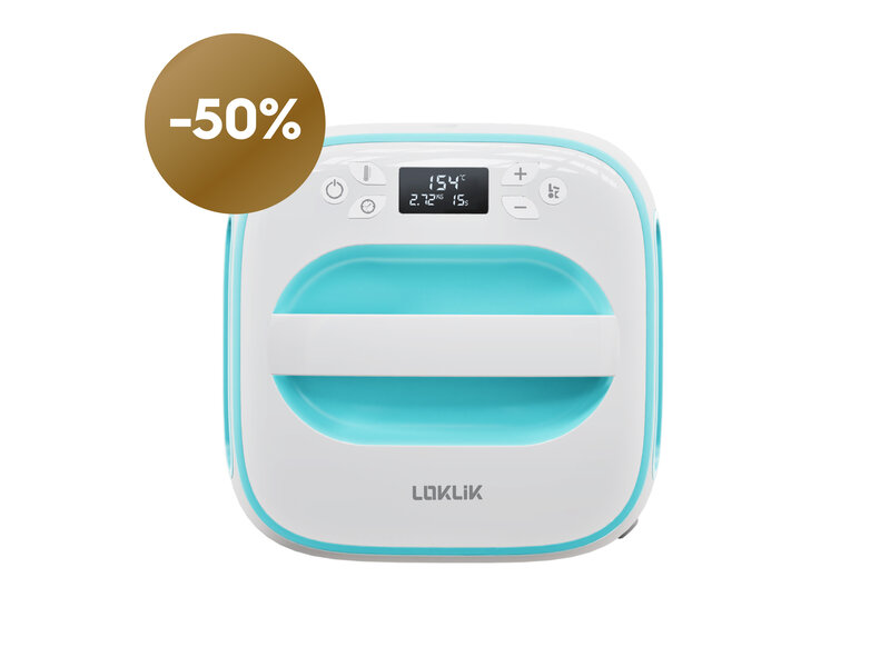LOKLiK Open Box Bronze Easy Heat Press LOKLiK Blue