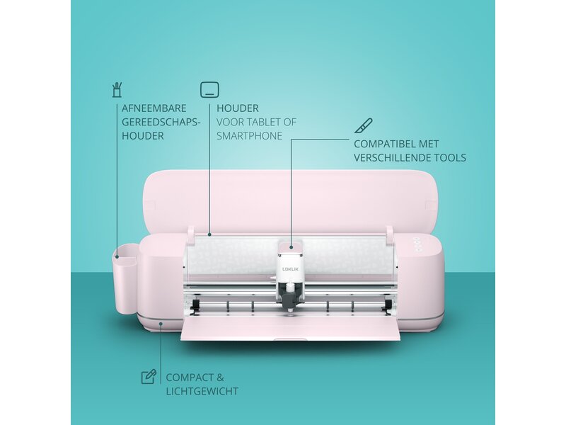 LOKLiK Open Box Silver iCraft Pastel Pink