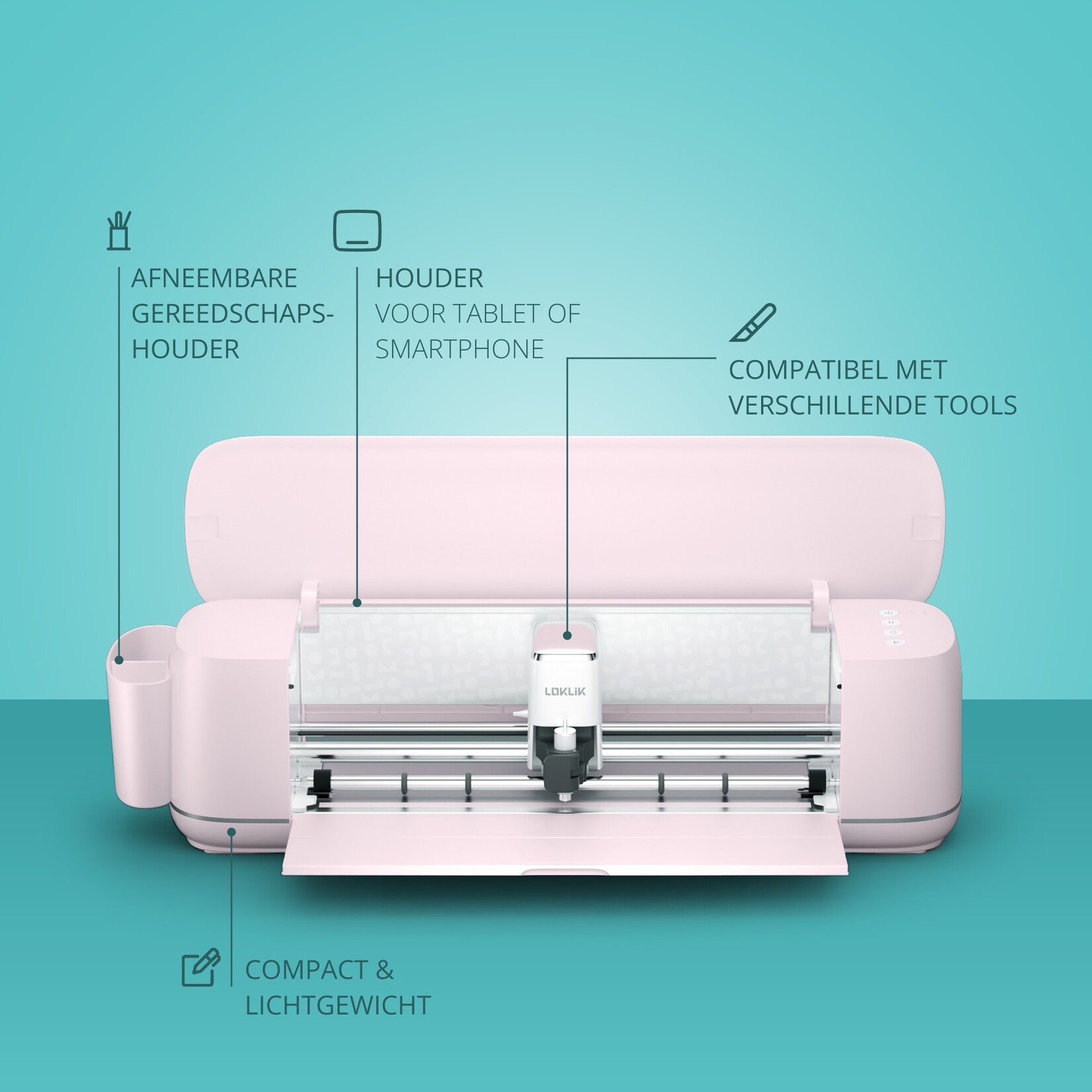 LOKLiK Open Box Gold  iCraft Pastel Pink