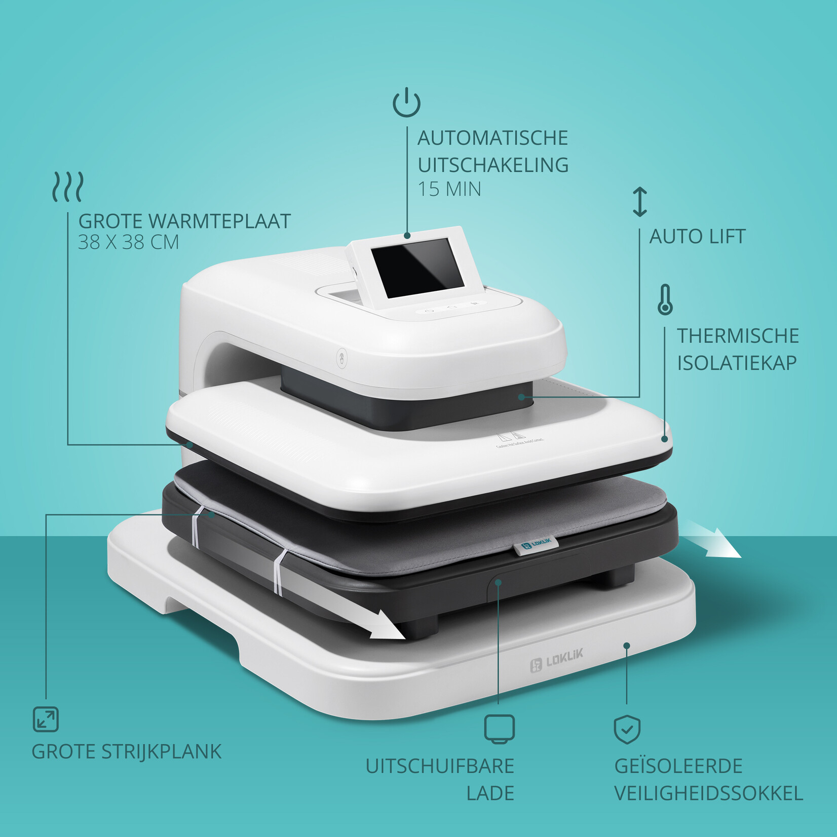 LOKLiK Open Box Silver ImPress Auto 2 - Smart Daisy White