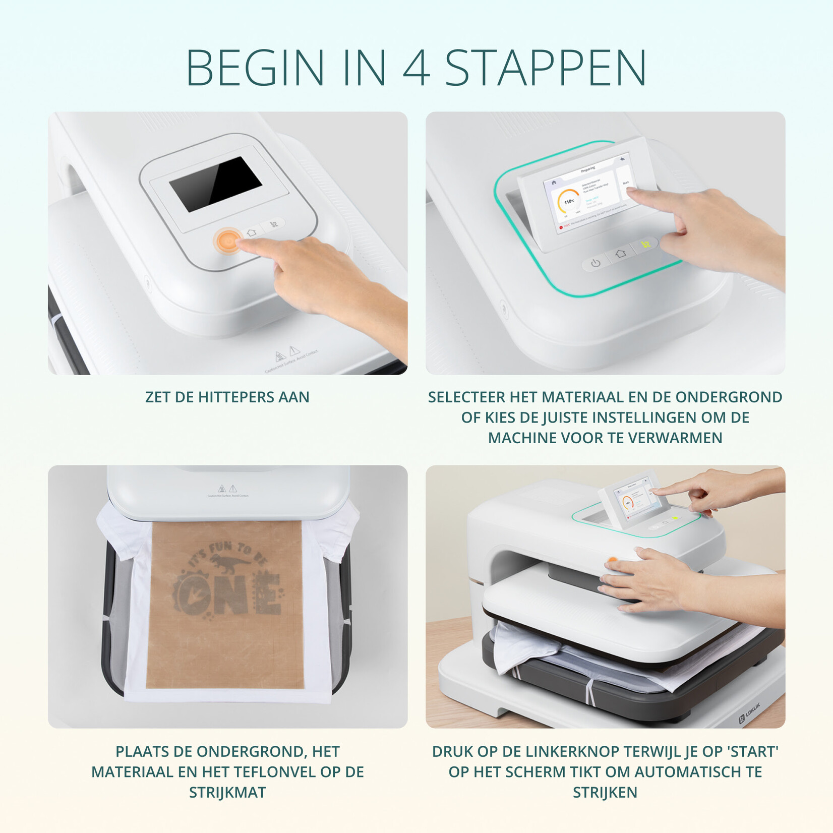 LOKLiK Open Box Gold ImPress Auto 2 - Smart Daisy White