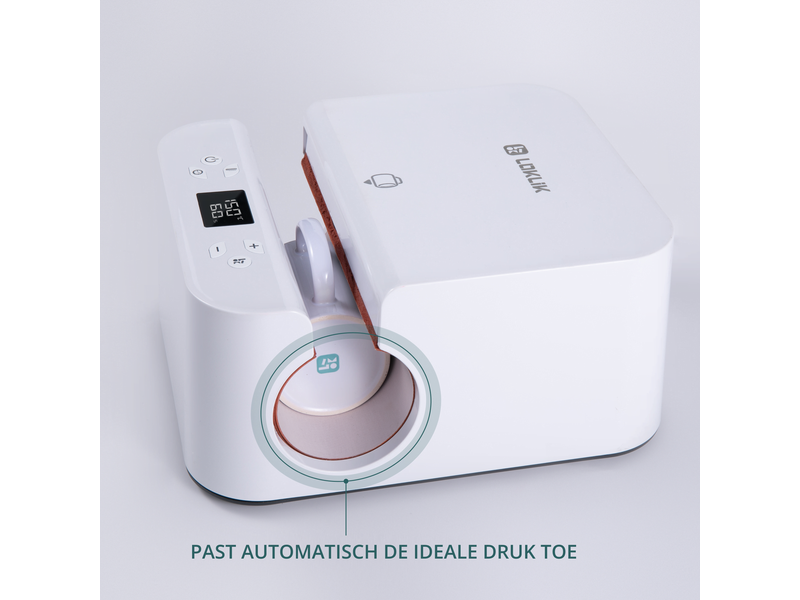 LOKLiK Open Box Silver Auto Tumbler Heat Press