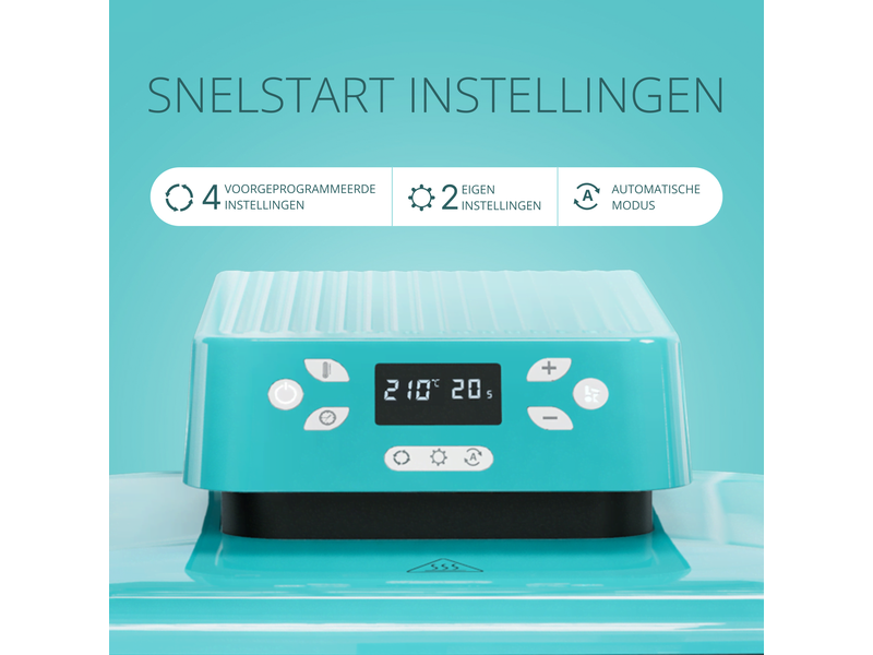 LOKLiK Open Box Gold Auto Heat Press LOKLiK Blue