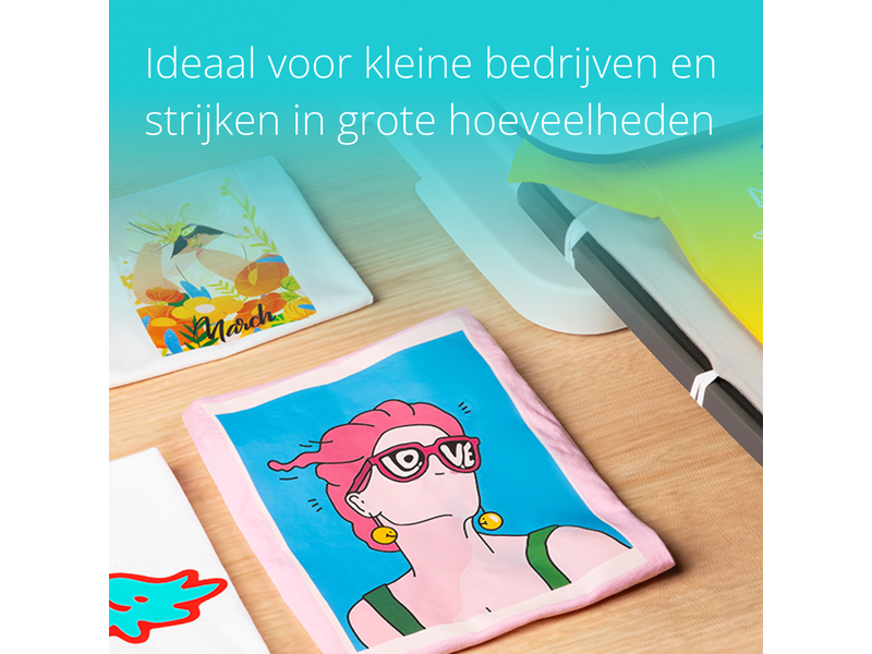 LOKLiK Open Box Gold Auto Heat Press LOKLiK Blue