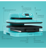 LOKLiK Open Box Gold Auto Heat Press LOKLiK Blue