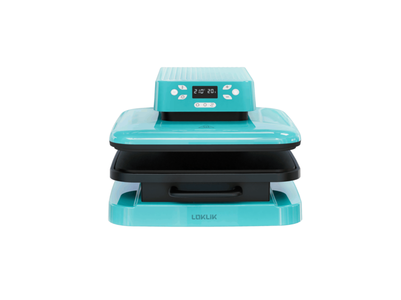 LOKLiK Open Box Gold Auto Heat Press LOKLiK Blue