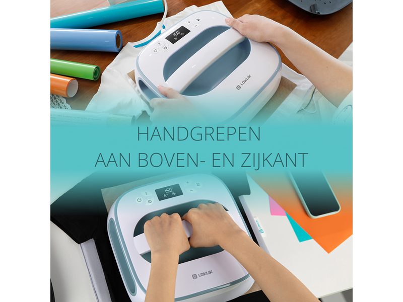 LOKLiK Open Box Gold Easy Heat Press Denim Blue