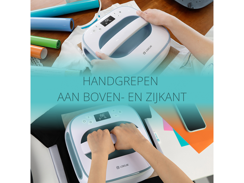 LOKLiK Open Box Bronze Easy Heat Press LOKLiK Blue
