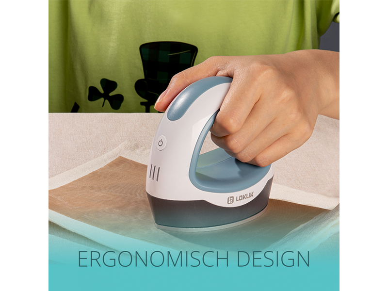 LOKLiK Open Box Gold Mini Heat Press Denim Blue