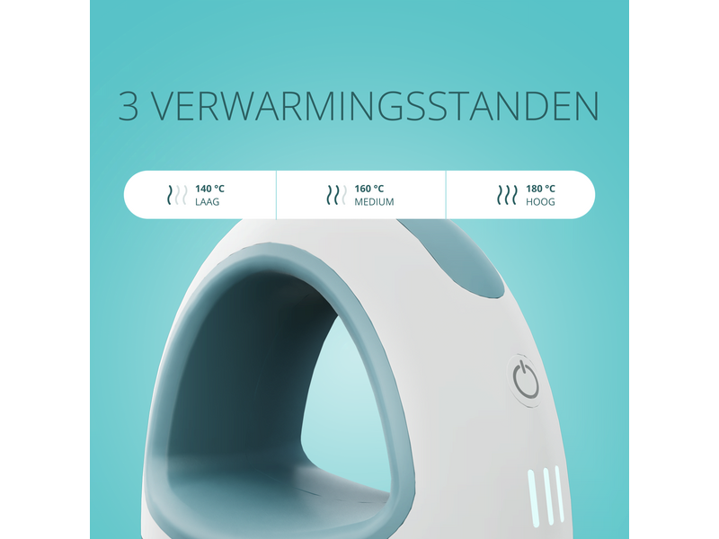 LOKLiK Open Box Gold Mini Heat Press Denim Blue