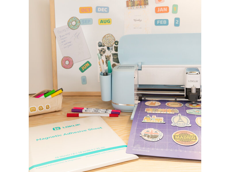 LOKLiK Magnetic Sheet 0.5 mm - 10 pack