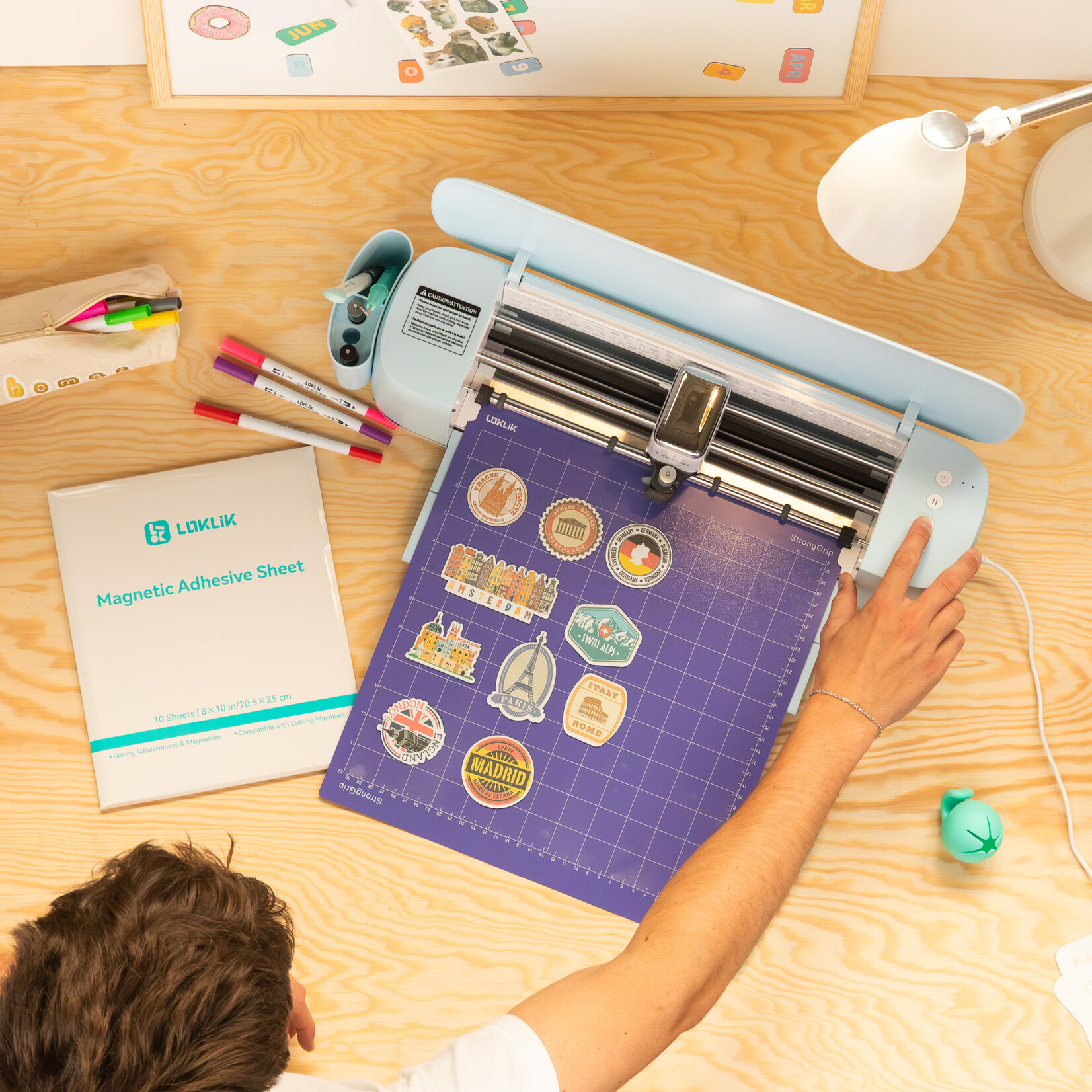 LOKLiK Magnetic Sheet 0.5 mm - 10 pack