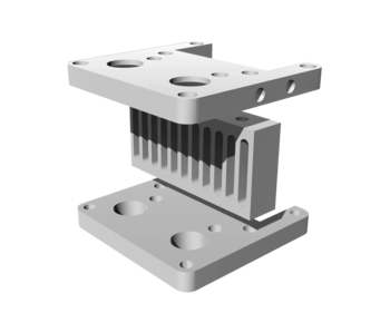 UltiMaker Aluminum Hot End Holder Pack (2+C) 80-133921