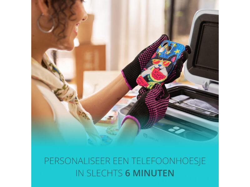 LOKLiK Phone Case Heat Press - Daisy White