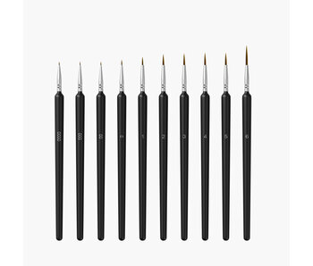 LOKLiK Miniatuur Verfborstel Set