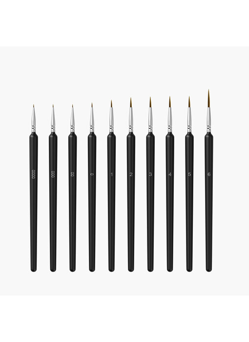 LOKLiK Miniatuur Verfborstel Set