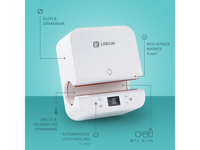 LOKLiK Open Box Gold Auto Tumbler Heat Press